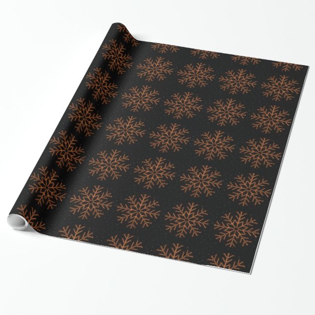Papel De Presente Luzes de cristal (Desenrolado)