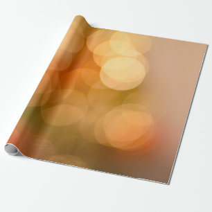 Papel De Presente Luzes laranja