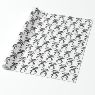 Papel De Presente Macaco de Jogo