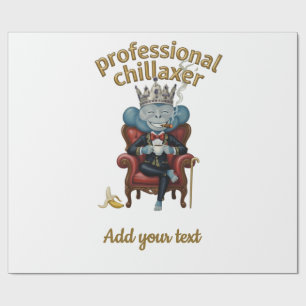 Papel De Presente Macaco rei relaxador profissional Aplicativo engra