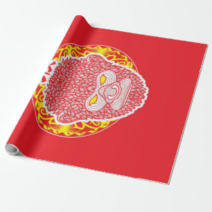 Papel De Presente Macaco Shio Chinês
