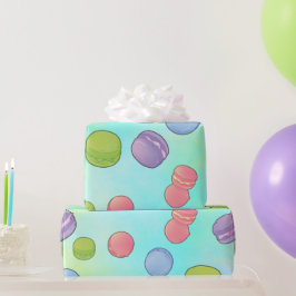 Papel De Presente Macarons