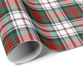 Papel De Presente MacDuff Clan Vestir Tartan Xadrez escocesa