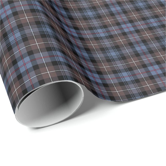 Papel De Presente Mackenzie Clan Weathered Tartan (Ponta do rolo)