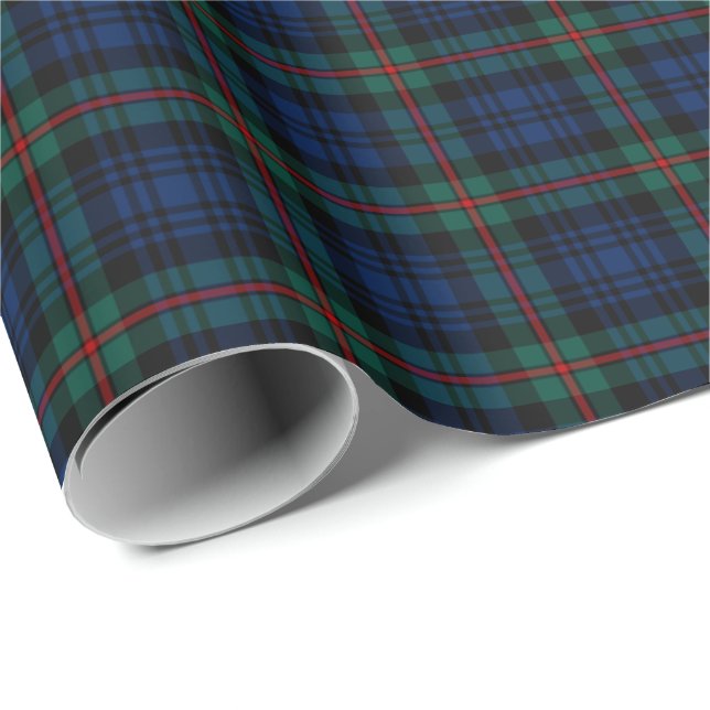 Papel De Presente MacKinlay Clan Tartan (Ponta do rolo)