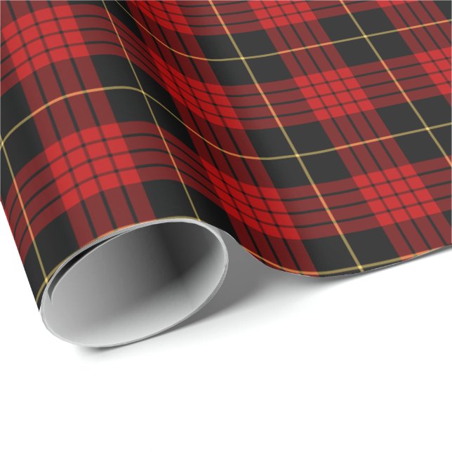 Papel De Presente MacQueen Clan Tartan (Ponta do rolo)
