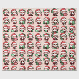 Papel De Presente Mad Santa (Pink)
