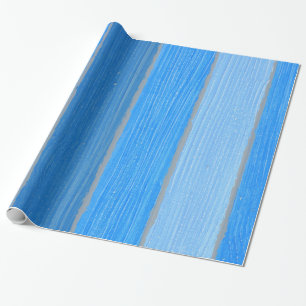 Papel De Presente Madeira de cor azul de estilo náutico