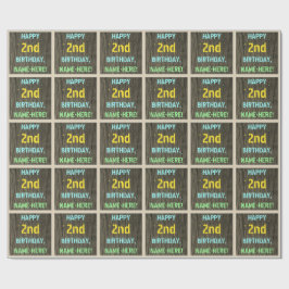 Papel De Presente Madeira Falsa, Exame De Texto Pintado, segundo ani