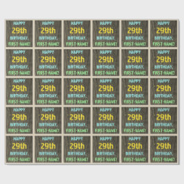 Papel De Presente Madeira Falsa, Olhar para Texto Pintado, 29º Anive