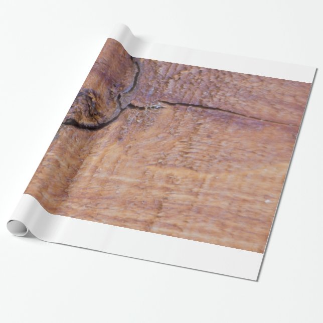 Papel De Presente Madeira rachada (Desenrolado)