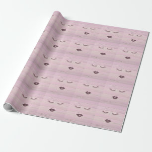Papel De Presente Madeira Rosa legal Trendente