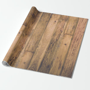 Papel De Presente Madeira Rústica Tábuas de Casa de Fazenda Celeiro