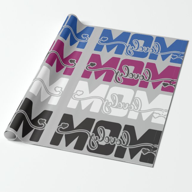 Papel De Presente Mãe adorável (Desenrolado)