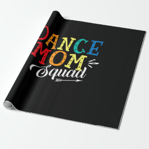 Papel De Presente Mãe Arte Dança Mãe Esquadrão Aniversário