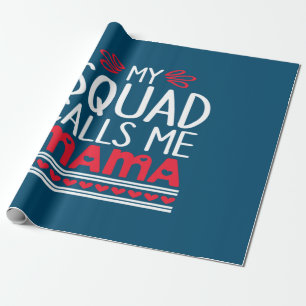 Papel De Presente Mãe Dando Presente Meu Esquadrão Me Liga Mamãe