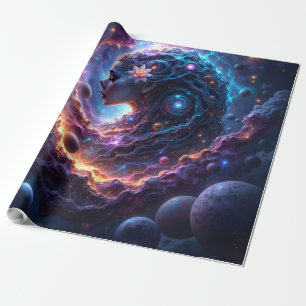 Papel De Presente Mãe do Universo – Aquela Que Sonha as Estrelas.