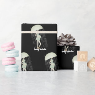 Papel De Presente Mãe esperta com guarda-chuva