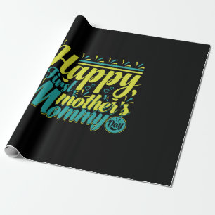 Papel De Presente Mãe presente feliz dia da primeira Mamãe