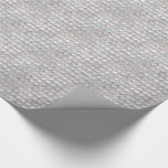 Papel De Presente Mãe Rosa De Sequências De Pérolas<br><div class="desc">Impressão plana da Mãe das Sequências de Pérolas sobre um fundo de seda rosa</div>