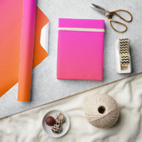 Magenta Quente Rosa e Laranja Brilhante Ombre