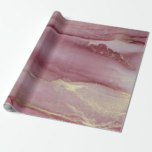 Papel De Presente Magenta Viva Abstrato