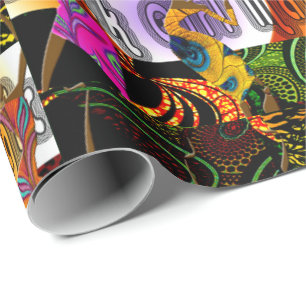 Papel De Presente Magia de Garota Negra