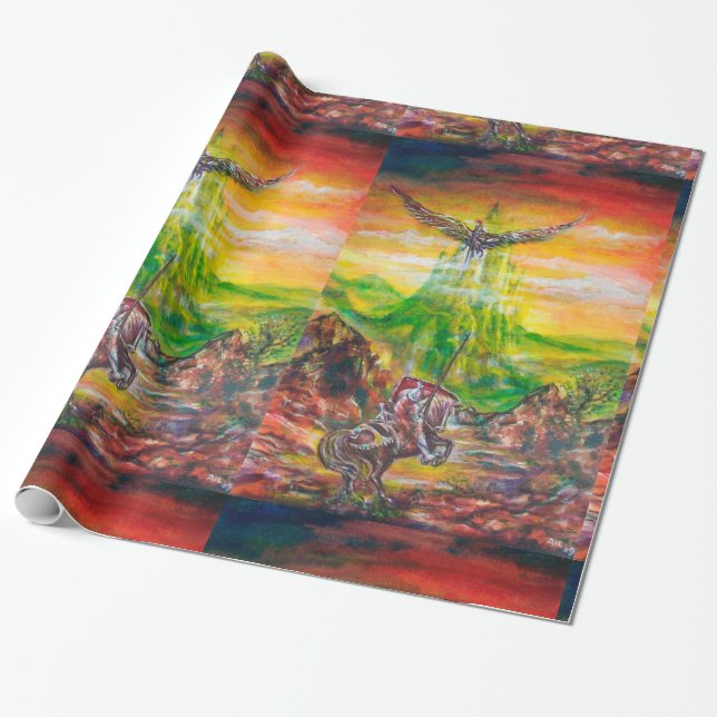 PAPEL DE PRESENTE MAGIC DUEL ENTRE BRADAMANT E NEGROMANCER (Desenrolado)