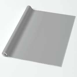 Papel De Presente Mágico Cinza Sólido