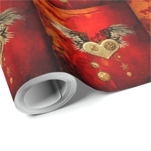 Papel De Presente Magnífico coração de galinheiro