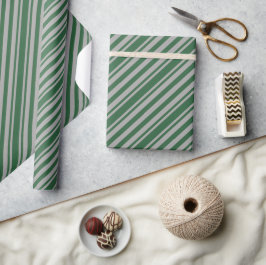Papel De Presente Mago Verde e Cinza