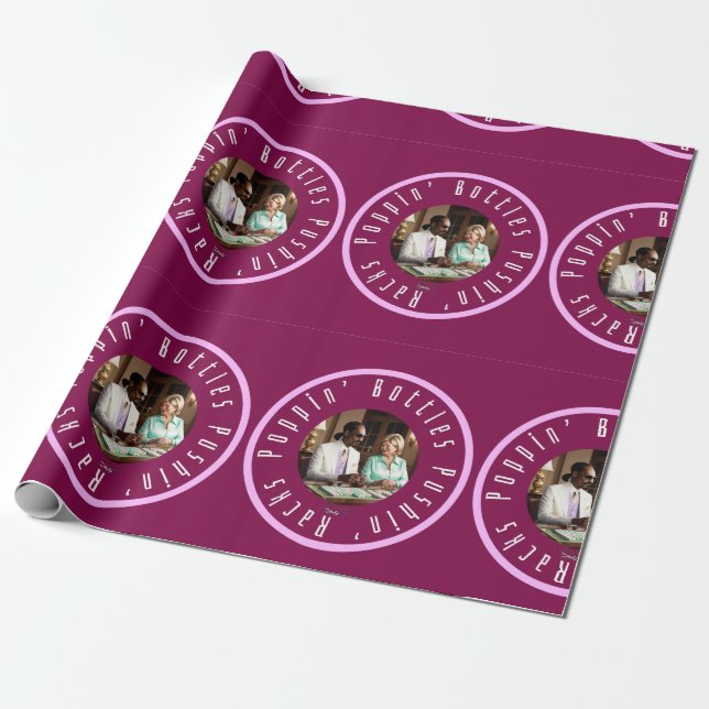 Papel De Presente Mahjong Snoop Dogg e Martha Stewart "Rapping" (Desenrolado)