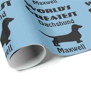 Papel De Presente Maior Dachshund do Mundo