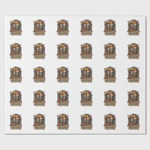 Papel De Presente Mais Assustador Do Que Multas De Livros Atrasados