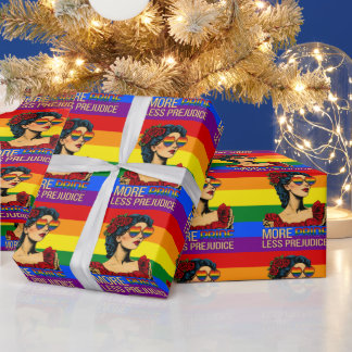 Papel De Presente Mais Orgulho Menos Preconceito Mês do Orgulho LGBT