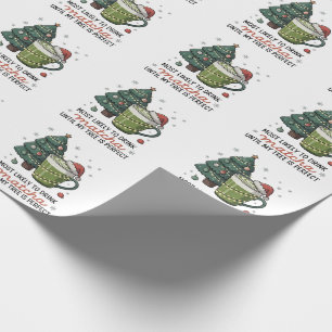 Papel De Presente Mais Provável De Beber Matcha Até Minha Árvore Per