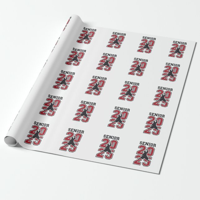 Papel De Presente Mais velho 2025 Esporte no Formando de Basquete (Desenrolado)