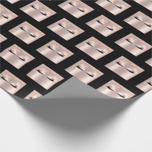 Papel De Presente Makeup Eyebrows Lashes Rosa Spark Bridal Sweet16th