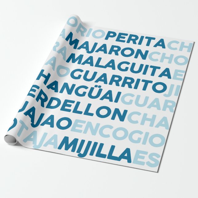 Papel De Presente Malaguita (Desenrolado)