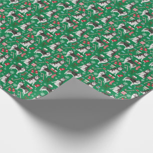 Papel De Presente Malamute Natal do Alaska - Quebra-cabeça