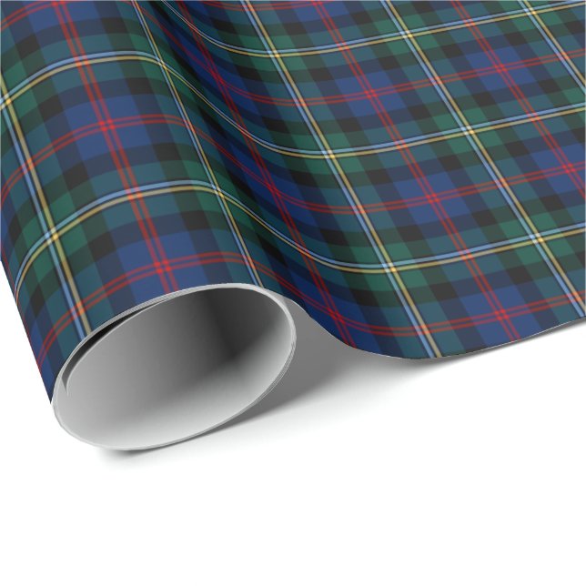 Papel De Presente Malcolm Clan Tartan (Ponta do rolo)