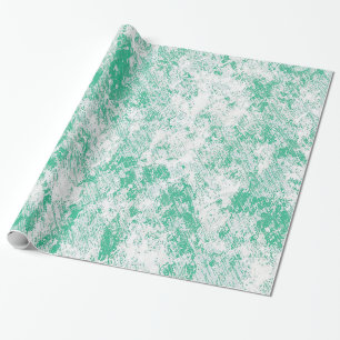 Papel De Presente Malha de Presente Verde Marble