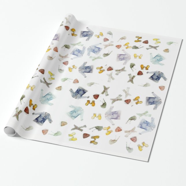 Papel De Presente Malhas Giftwrap (Desenrolado)