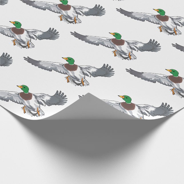 Papel De Presente Mallard Duck (Ponta)