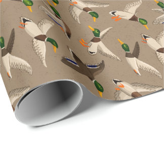 Papel De Presente Mallards Gift Wrap Kraft