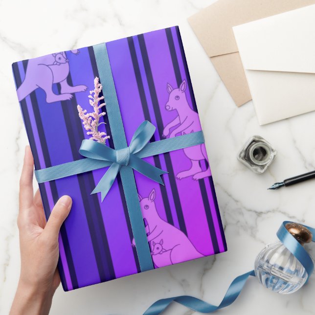 Papel De Presente mama kangaroo (Presentear)