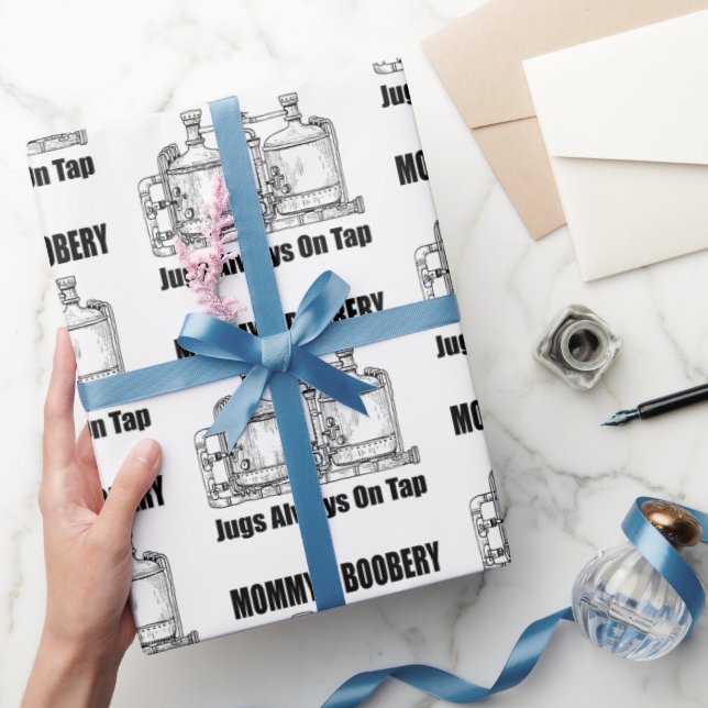 Papel De Presente Mamãe Boobery Jugs Sempre Na Toque (Presentear)
