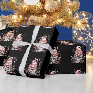 Papel De Presente Mamãe Gnome Natal Família Conjunta de Pijamas