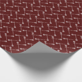 Papel De Presente Manchas brancas de Maroon Lacrosse Patteradas