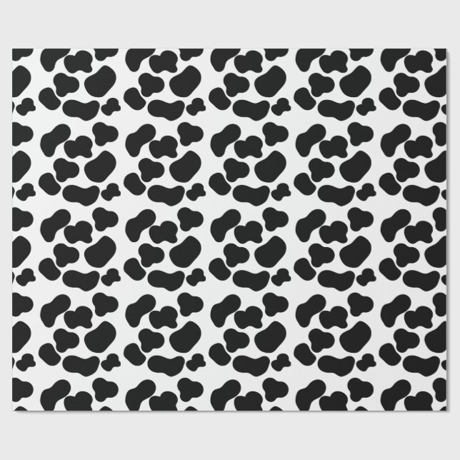 Papel De Presente Manchas de dálmata (Aberto)